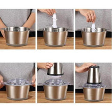 Charger l'image dans la galerie, inox "مفرمة اللحم والخضر والسلطة "الكهربائي